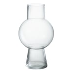 Vase Boule en Verre "Pinky Perfect" 31cm Transparent