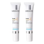 LA ROCHE POSAY Pure Vitamin C Yeux Soin Anti-Rides Éclat Crème Ophtalmique 2x15 ml