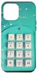 Coque pour iPhone 13 Pro Max Téléphone rétro années 80/90 Turquoise Old School Nostalgie