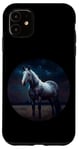 iPhone 11 Horse Under Starry Night Sky Case