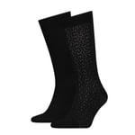 Calvin Klein Strumpor 2P Mirrored Logo Socks Svart One Size Herr