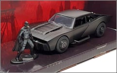 Jada Toys 1/32 Scale 32042 - Batman & Batmobile The Batman - Black