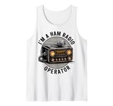 Mens I'm a Ham Radio Operator Enthusiast Vintage Style Tank Top