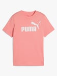 Puma ESS No. 1 Logo Tee G - Unisex - Rosa - 140