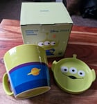 Disney Pixar Toy Story Alien Ceramic Mug With Lid Miniso New tea coffee 430ml