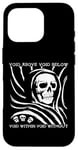 iPhone 16 Pro Void Above Below Within Without Death Dark Gothic Emptiness Case