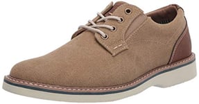 Nunn Bush Homme Barklay Canvas Plain Toe Oxford Lace Up Tissu, Kaki, 45 EU