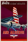 AIR ALGéRIE Rf642 - POSTER HQ 40x60cm d'une AFFICHE VINTAGE