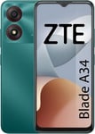 Zte Blade A34 16,8 Cm (6,6&Quot ) Dual Sim Android 13 4G Usb Type-C 2 Gb 64 Gb 5000 Mah Grön