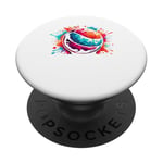 Splash Art Dodge Ball Dodgeball Player PopSockets PopGrip Adhésif