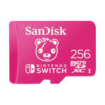 SANDISK Nintendo MicroSD UHS I Card - Fortnite Edition Cuddle Team 256GB