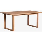 Sklum - Table à manger rectangulaire en bois d'acacia (180x90 cm) Saveria