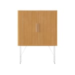 Naver Collection - AK 2740 Cabinet, Oak Lacq - Skap og vitrineskap - Nissen & Gehl - Tre farget - Metall/Tre