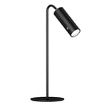 EMKE Lampe de table LED sans fil, 6 en 1, rechargeable, à intensité variable, avec LED tactile, noire, 3 modes de couleur, applique murale magnétique réglable à 360°, USB-C, IP20