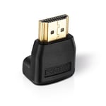 HDSupply PureLink HA070 Adaptor HDMI - HDMI 90° (HDMI A Male 19-Pin to HDMI A Female 19-Pin 90° Angled Black