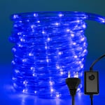 30M Tube Lumineux Extérieur led Guirlande Lumineuse Décoration.Bleu.avec Adapteur d'alimentation - Hengda