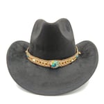 Cowboy-hattu Miesten ja naisten ritarikiharat höyhenet Asusteet Jazz-hattu Sunset Travel Beach Hat Ritarihattu Cowboy-hattu