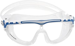 Cressi - Skylight Goggles Sil ,Clear/Frame White Blue