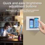 LANBON LCD 1 Gang Smart Dimmer Switch L8-HD, by Mesh WiFi No Drop & Alexa&Google