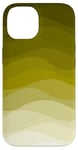 Coque pour iPhone 14 Dégradé simple jaune foncé vague