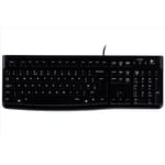 Logitech K120 Wired Keyboard, USB, Low Profile, Quiet Keys, OEM