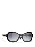 CHANEL Irregular Sunglasses CH5465Q Black/Blue Gradient