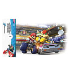 Nintendo Mario Kart - Stickers repositionnables Mario Kart 8, Nintendo