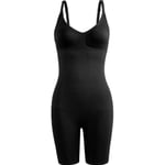 Damsömlösa Shapewear Magkontroll Body Shaper Bekväm för kvinnor under klänning BLACK S M