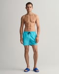 GANT - Kort badeshorts med klassisk passform til herre light aqua