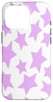 Coque pour iPhone 16 Pro Pink Stars, esthétique preppy, rétro années 70, Y2K, tendance, Teens