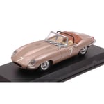 JAGUAR E SPIDER N.7 DEL MAR USA 1961 W.BARNITZ 1:43 Best Model Die Cast