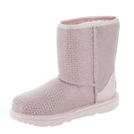 UGG Kids' Classic II Gel Hearts Boot, Pink, 12 UK