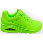 Baskets Skechers  UNO NIGHT SHADES VERT FLUO