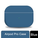 Silicone Multicoloured Airpods Pro Case Scratch-Absorbing Protecting Cover Blue