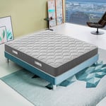 Matelas Mousse 140x190 Accueil Mémoire De Forme - Epaisseur 25 cm – Haute Densité - Modéle Hermes