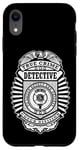 Coque pour iPhone XR Badge de police amusant True Crime Detective Division