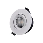 Designlight D-007MW27 Downlight 2700K 7W 230V IP44 Vit