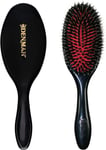 Denman Cushion Hair Brush Medium with Soft Nylon Quill Boar Bristles - Porcupine