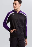 Erima Homme Liga 2.0 Veste D'entraînement avec capuche, Noir/Dark Violet/Blanc, L EU