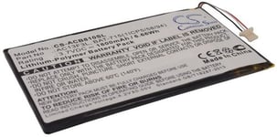 Kompatibelt med Acer Iconia B1-A71-83174G00nk, 3.7V, 1800 mAh