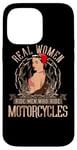 Coque pour iPhone 14 Pro Max Sexy Real Chick Ride Moto Femme Biker Babe Pin Up