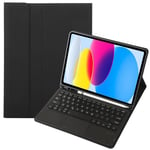 Tastaturetui med stativ til iPad 10-Gen 10.9 2022 - Sort