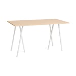 HAY Loop Stand incl. support baaripöytä 87,5x180 cm White-clear lacq. oak