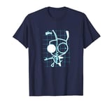 Invader Zim X-Ray Schematic GIR T-Shirt