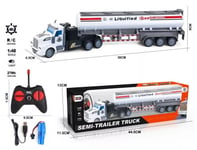 American Gas Oil Tanker Lorry Truck RC Radio Remote Control Car Kids Toy