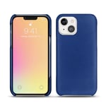 Coque cuir Apple iPhone 13 - Coque arrière - Bleu - Cuir lisse - Neuf