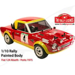 FR- Rally Legends Body - 1/10 Rally - Scale - Painted - Fiat 124 Abarth - EZRL24