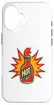 Coque pour iPhone 16 Hot Sauce Kid Sauce King Funny Spicy Food Foodie Wings Spice