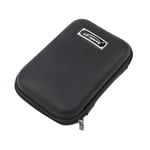 Black 2.5 Pouces Disque Dur Externe Disque Étui De Protection Hdd Ssd Sac De Transport Portable Pochette Usb Câble Pour Batterie Externe Organisateur Boîte De Rangement