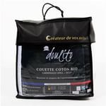 Couette hiver coton bio - 200 x 200 cm - 400g/m² - Made in France